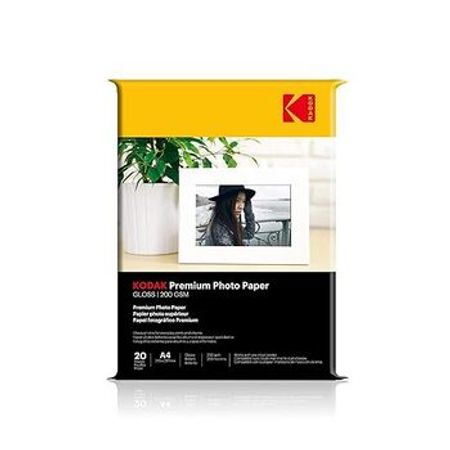 KODAK 200 gsm | A4 210X297mm Photo Paper High Glossy, Ağ – Ofis avadanlığı və istehlak – ucuztap.az