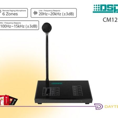 "DSPPA CM12 6" zon uzaqdan paging mikrofon