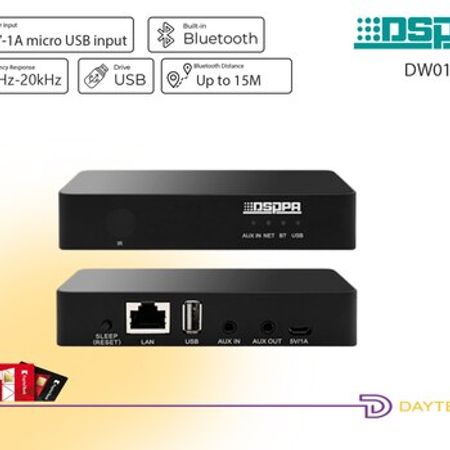 DSPPA DW01 Wi-Fi və Bluetooth dəstəkli ağıllı audio streminq ön gücləndiricisi
