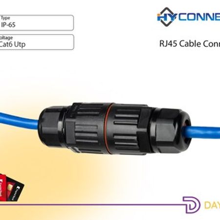 CAT6 IP68 suya davamlı RJ45 kabel konnektoru