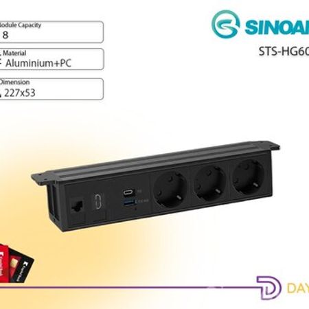 Masaaltı Modul Qutusu "STS-HG60B-4"