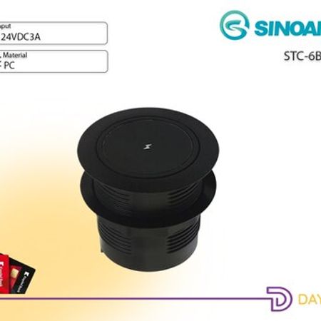 Masa və mebel üçün şarj modulu Sinoamigo STC-6  Pop-Up