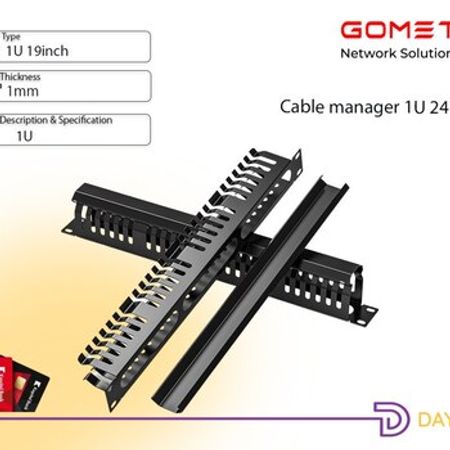 24 Port Kabel İdarəetmə Paneli (1U)