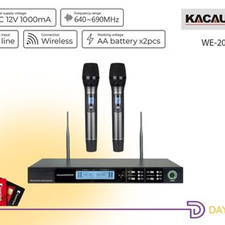 Simsiz Mikrofon Dəsti (LCD Ekranlı)