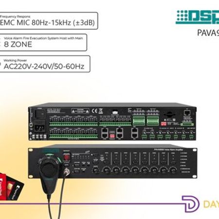 8 Zonalı Səs Gücləndirici (PAVA9500)