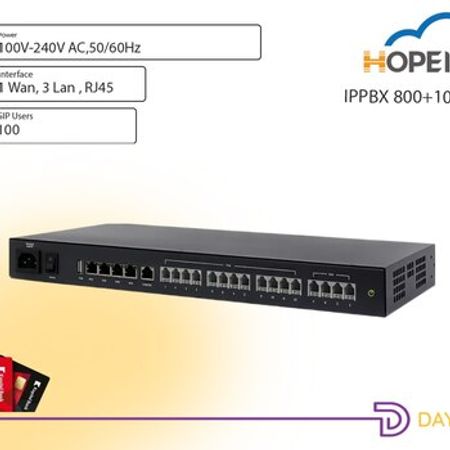 IP PBX800 Telefon mərkəzi (100 istifadəçi, EU Adapter) – Şəbəkə avadanlıqları – ucuztap.az