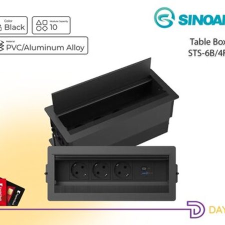 Sürüşən qapaqlı masa çıxışı "Sinoamigo STS-6B/4F"