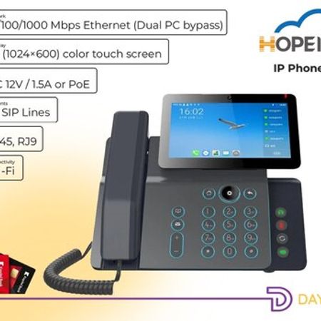 V67 IP Telefon, 20 SIP Xətti, HD Səs