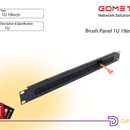 Fırçalı Kabel Keçidi (1U)