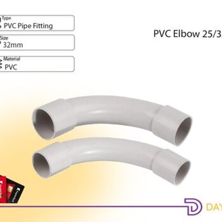 PVC elbow 25/32mm
