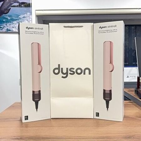 "Dyson Airstrait Pink" saç ütüsü