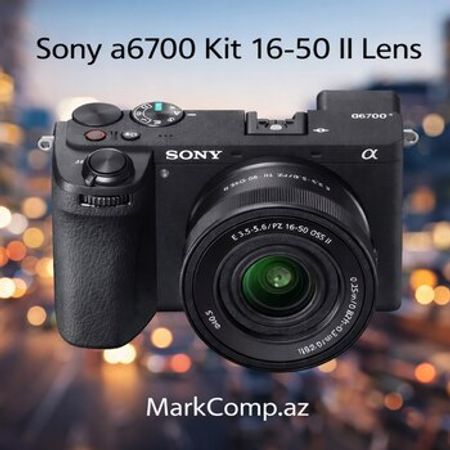 Fotoaparat Sony a6700 Kit 16-50 II Lens – Foto texnika – ucuztap.az