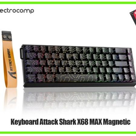 Mexaniki klaviatura Attack Shark X68MAX Mechanical Magnetic – Kompüter aksesuarları – ucuztap.az