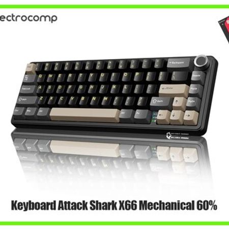 Mexaniki klaviatura Keyboard Attack Shark X66 Mechanical 60% RGB – Kompüter aksesuarları – ucuztap.az