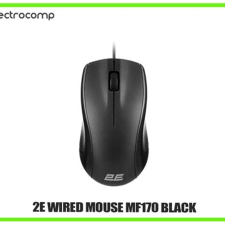 Mouse 2E WIRED MOUSE MF170 BLACK