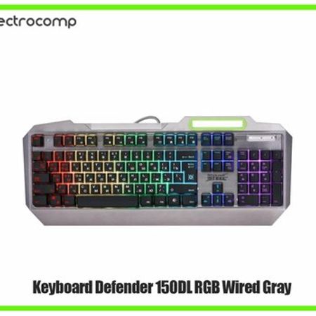Gaming keyboard Defender 150DL RGB Wired Gray
