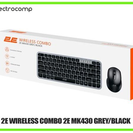 Bluetooth & Wireless Keyboard + Mouse 2E MK430