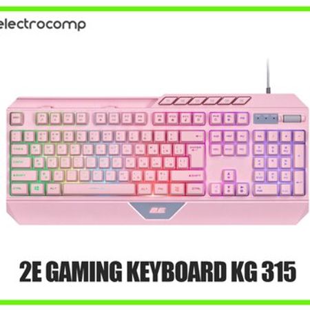 2E GAMING KEYBOARD KG315 Pink – Kompüter aksesuarları – ucuztap.az