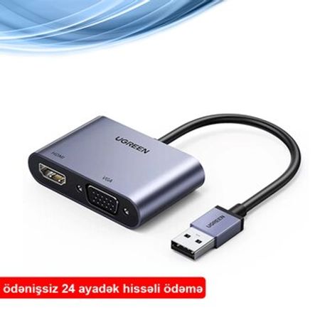 20518 UGREEN USB 3.0 TO HDMI / VGA CONVERTER CM449