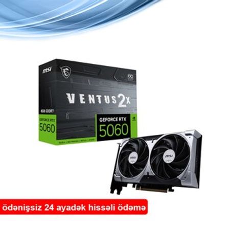MSI Graphic card GeForce RTX 5060 8GB GDDR7 VENTUS 2X OC