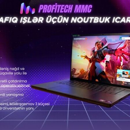 Qrafik işlər üçün noutbuk icarəsi – Biznes üçün avadanlıq – ucuztap.az