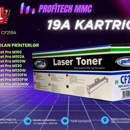Kartric 19A (CF19A-CF219A) – Ofis avadanlığı və istehlak – ucuztap.az