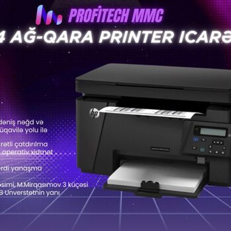 A4 Ağ-Qara Printer İcarəsi