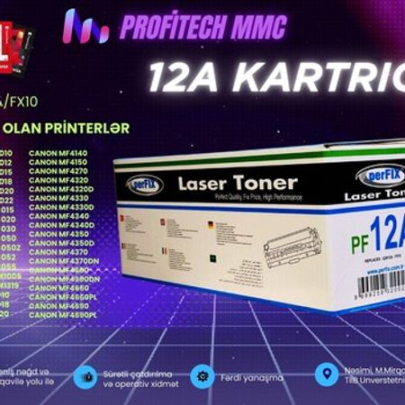 Kartric 12A (FX10) – Ofis avadanlığı və istehlak – ucuztap.az