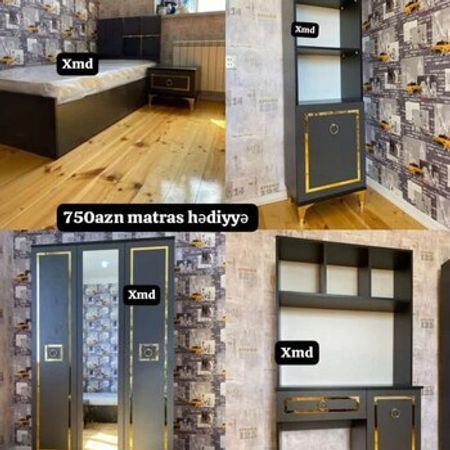 Gənc yataq otağı mebeli