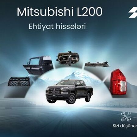 Mitsubishi L200 2007-2025 ehtiyat hissələri