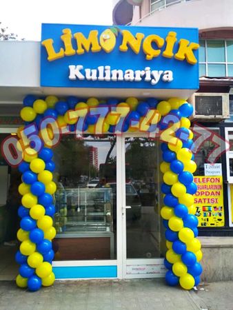 Açılış dekor şarlar xidməti