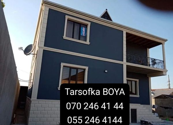 Fasad tarcofka dekarativ svaq boya