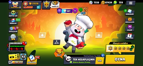 Brawl stars hesabı 51k