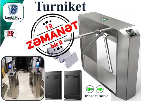 Turniket tripod turnstile 2T – Təhlükəsizlik sistemlərinin qurulması – ucuztap.az