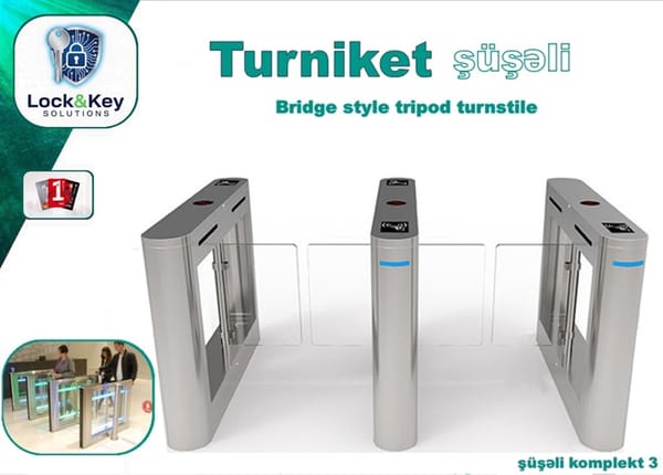 Turniket şüşəli komplekt – Təhlükəsizlik sistemlərinin qurulması – ucuztap.az