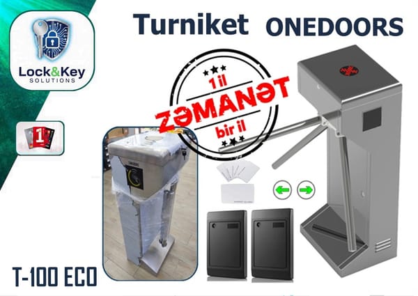 Turniket ONEDOORS T-100 ECO – Təhlükəsizlik sistemlərinin qurulması – ucuztap.az
