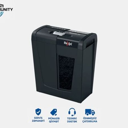 Kağız parçalayıcı Rexel Secure S5 Strip Cut (2020121EU) – Ofis avadanlığı və istehlak – ucuztap.az