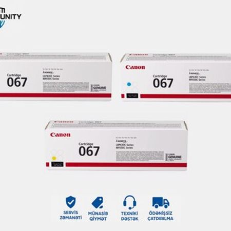 Rəngli kartric Canon 067 Original LaserJet Toner Cartridges