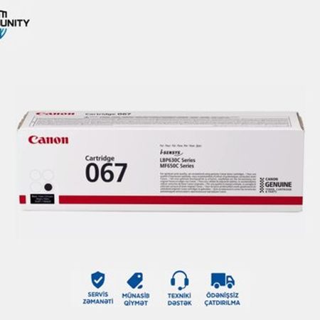 Canon 067 Original Black Toner Cartridge (5102C002)