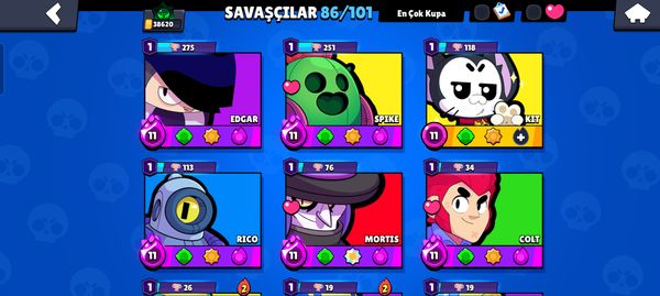 Brawl stars hesabı