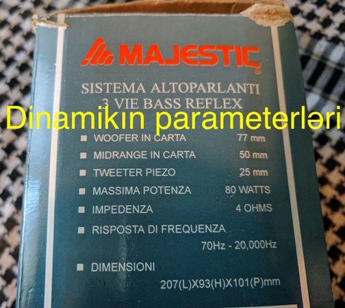 Dinamiklər və səsgücləndirici