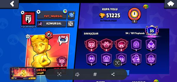 Brawl stars hesab