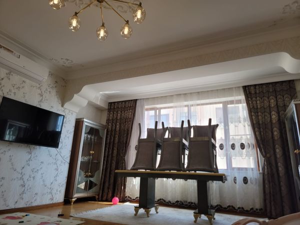 3 otaqlı yeni tikili, 135 m², Qarayev metrosu yani, Bakı