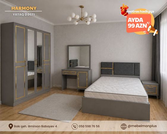 Yeni yataq dəsti Harmony Kreditlə