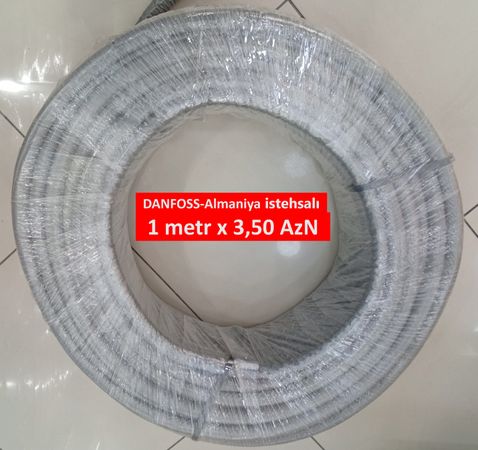 Boru Pex al 16x2 izoliyasiyalı Danfoss (boz) – Bakı – ucuztap.az