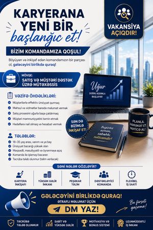 Satış meneceri – İş təklif edirəm – ucuztap.az