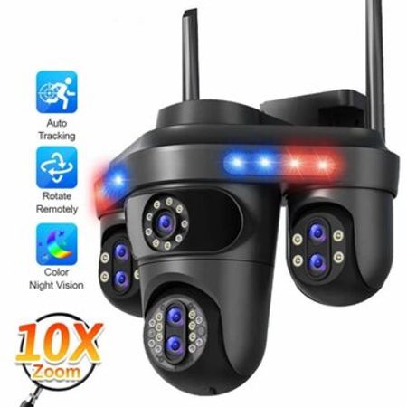 4G Solar PTZ360° 4 kamera 12MP/4K+64GB