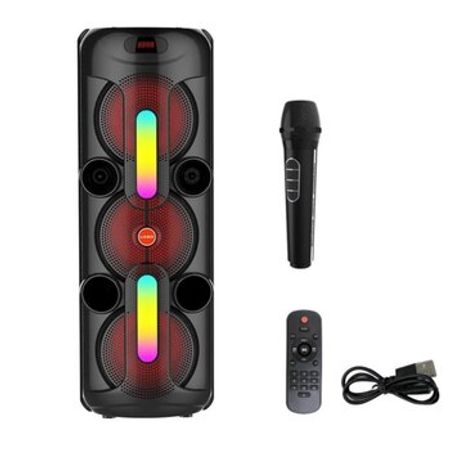 Mikrofonlu karaoke bluetooth dinamik