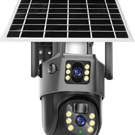 4G solar PTZ360° 2 kamera 12MP/4K+64GB