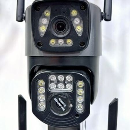 Simsiz Wifi ptz 2 kamera 360° 8mp/4K +64GB